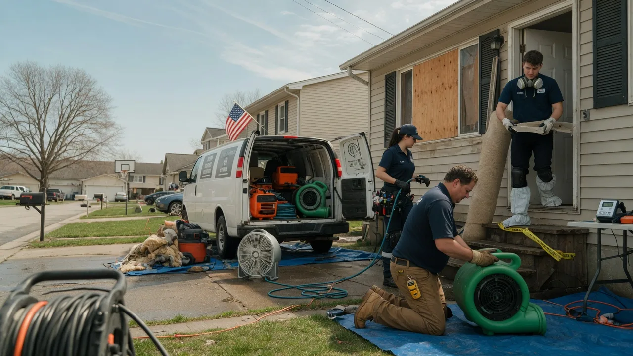 Water Damage Restoration in Kawkawlin, MI near me